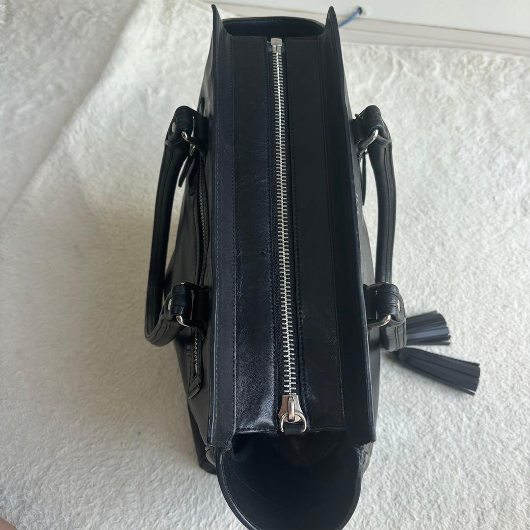 コーチ　COACH トートバック　ビジネスバック　大容量　レザー　ブラック