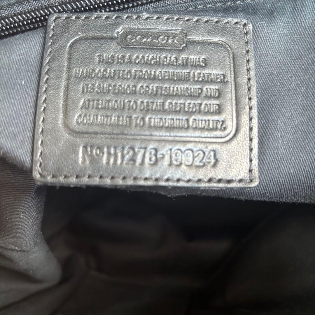 コーチ　COACH トートバック　ビジネスバック　大容量　レザー　ブラック