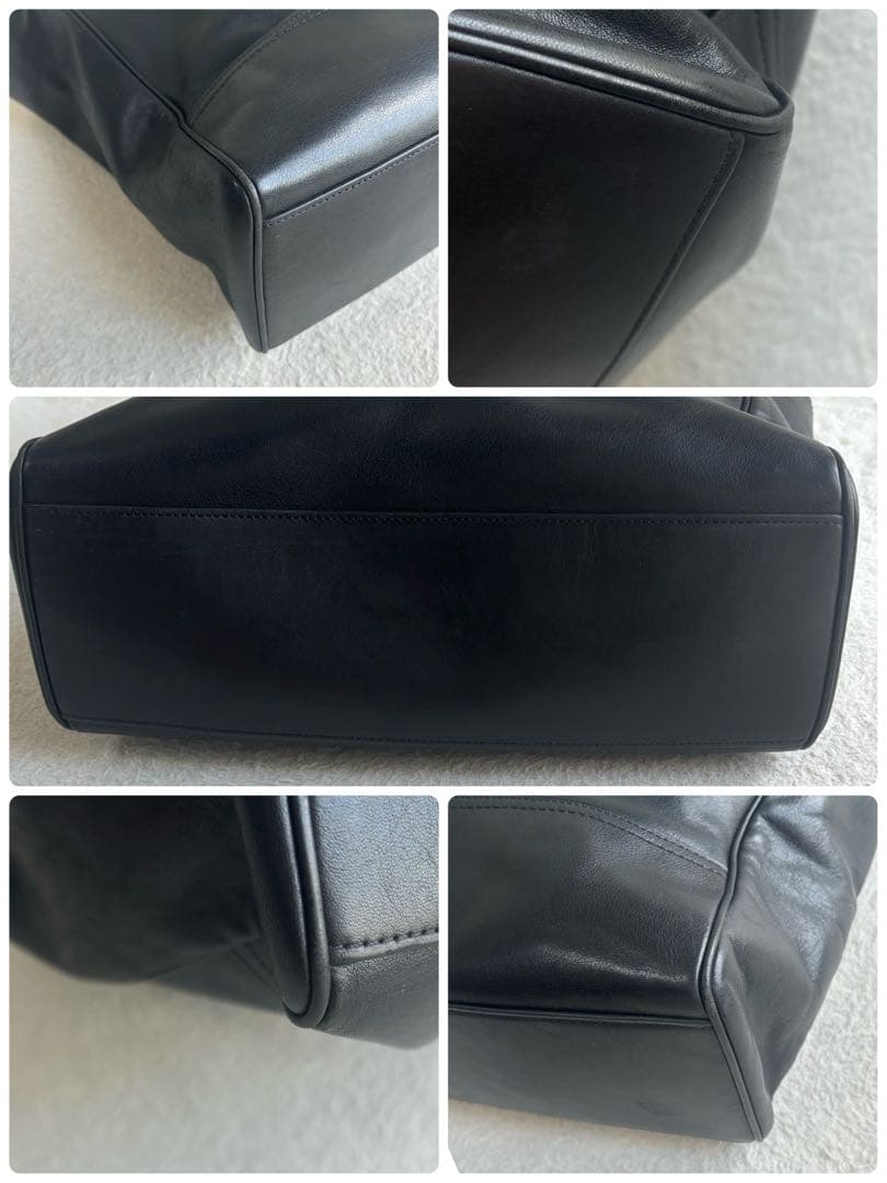 コーチ　COACH トートバック　ビジネスバック　大容量　レザー　ブラック