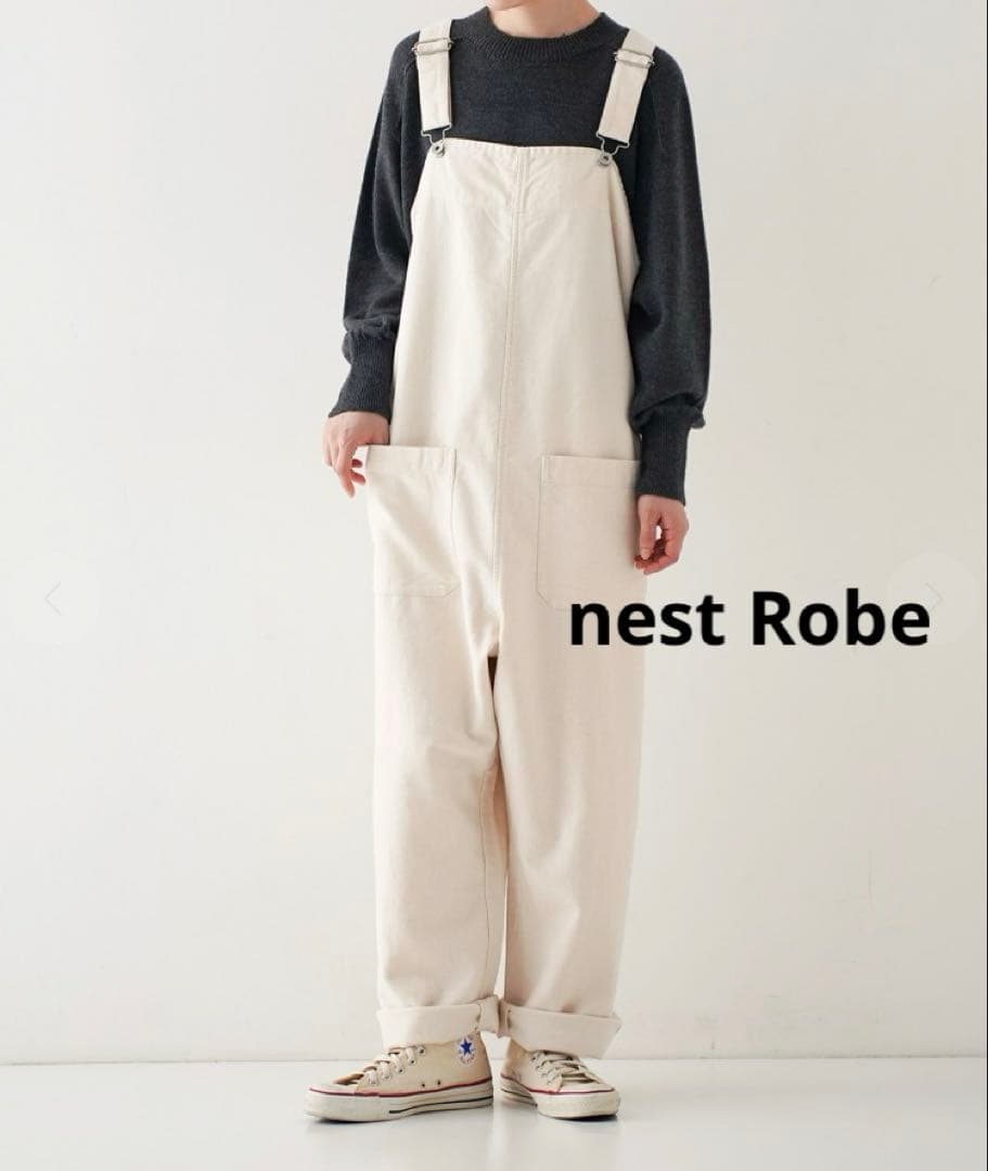 nestRobe ネストローブ　モールスキンサロペット　キナリ