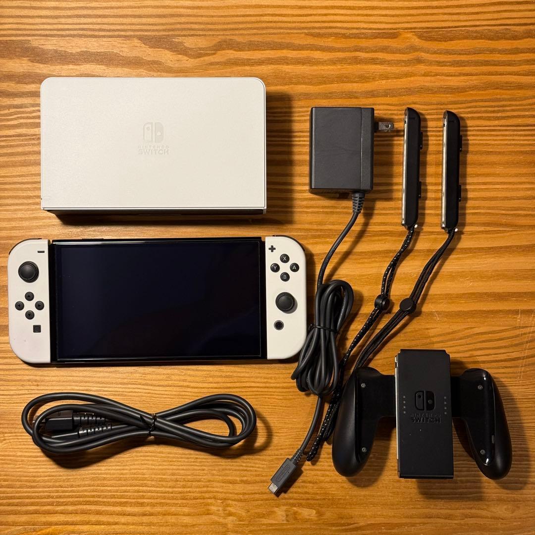 オマケ付き！Nintendo Switch 有機ELモデル 本体 ホワイト