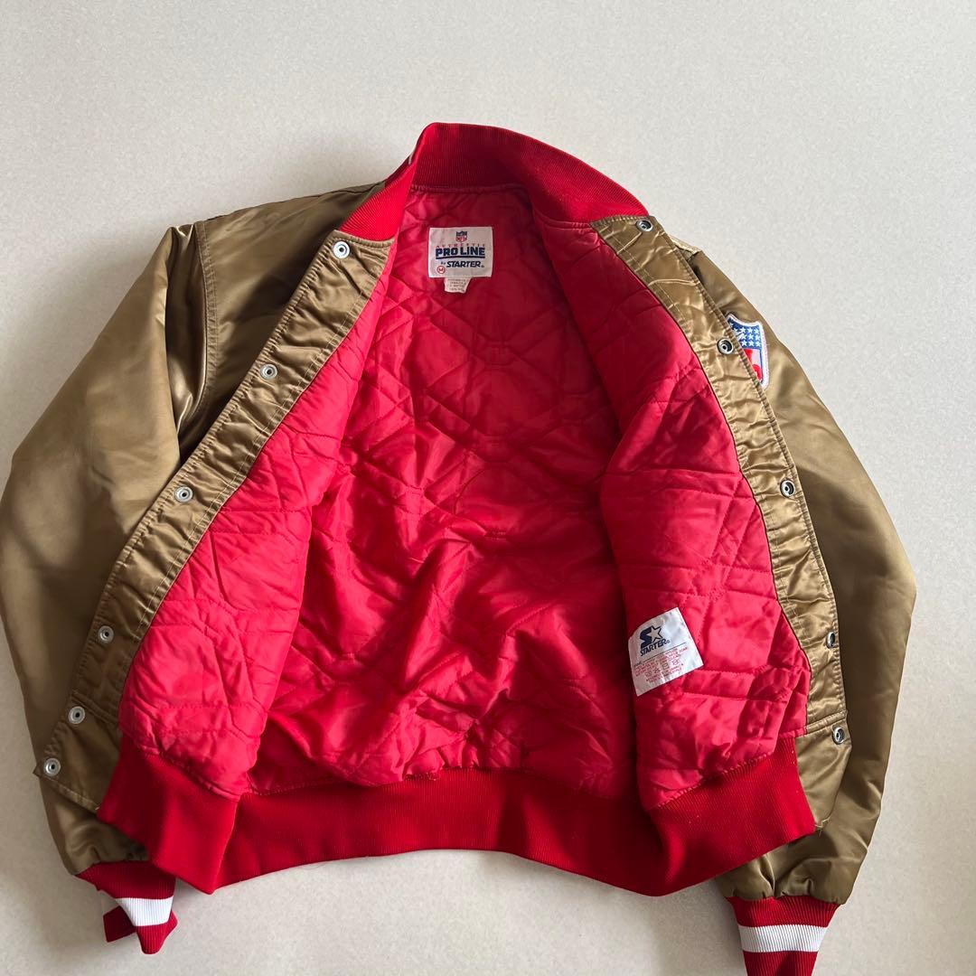 スターター 90s NFL 49ers アワードジャケット スタジャン 希少古着