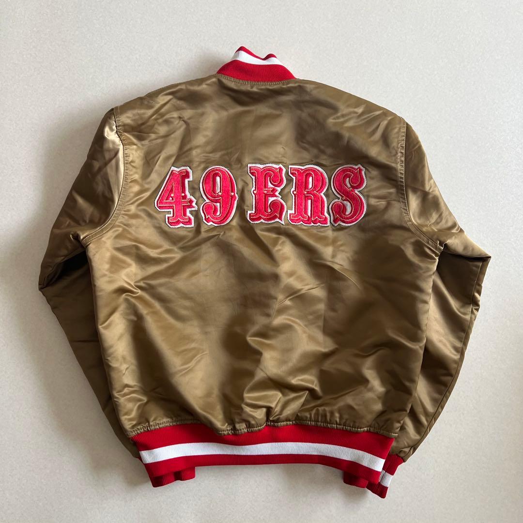 スターター 90s NFL 49ers アワードジャケット スタジャン 希少古着