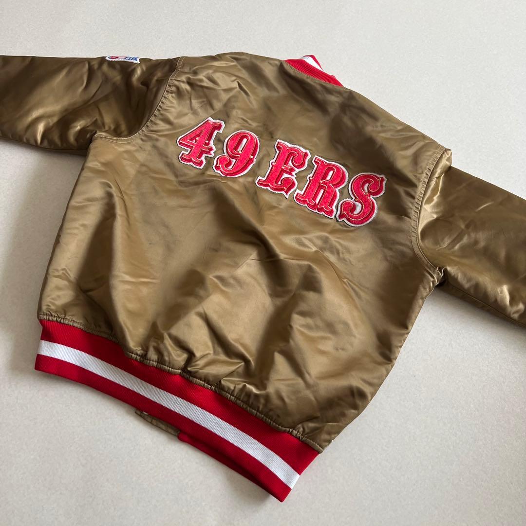スターター 90s NFL 49ers アワードジャケット スタジャン 希少古着