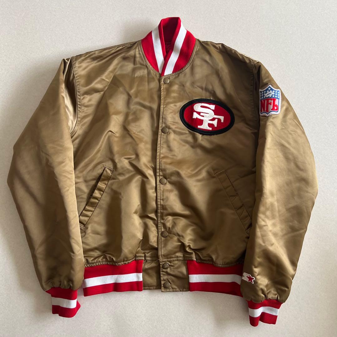スターター 90s NFL 49ers アワードジャケット スタジャン 希少古着