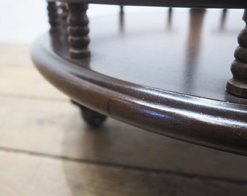 1198 レトロモダン　キャスターワゴン　飾り棚　ラック　飛騨産業　キツツキ