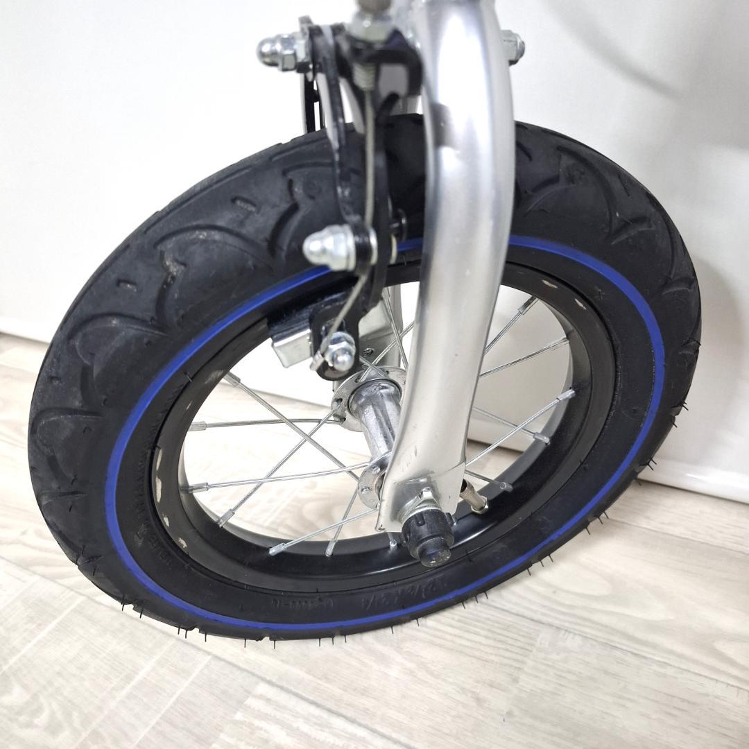 美品★へんしんバイク★12インチ★バランスバイク★取説 工具 スタンド付★ブルー