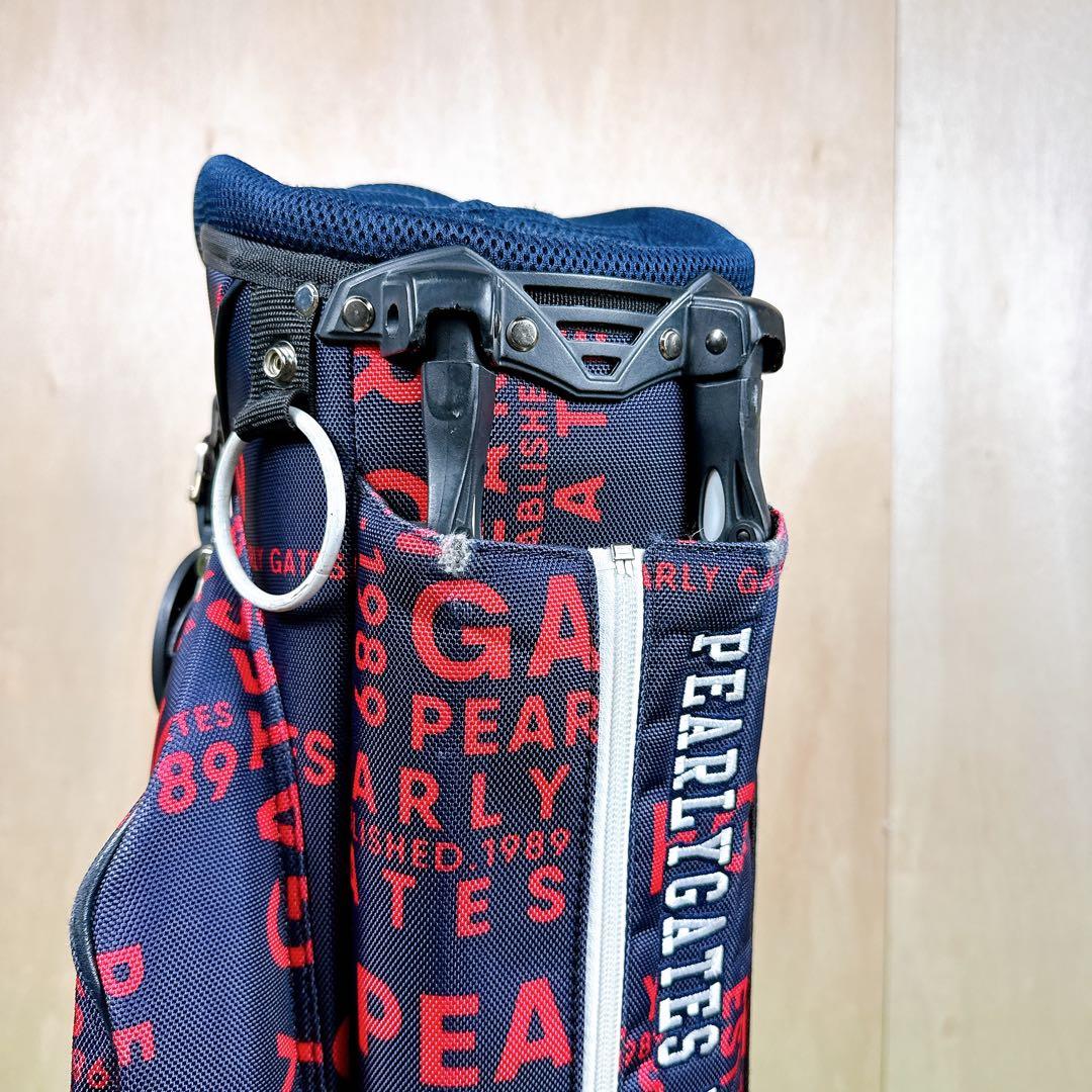 PEARLYGATES キャディバッグ スタンド式 ヘッドカバー付き 6分割