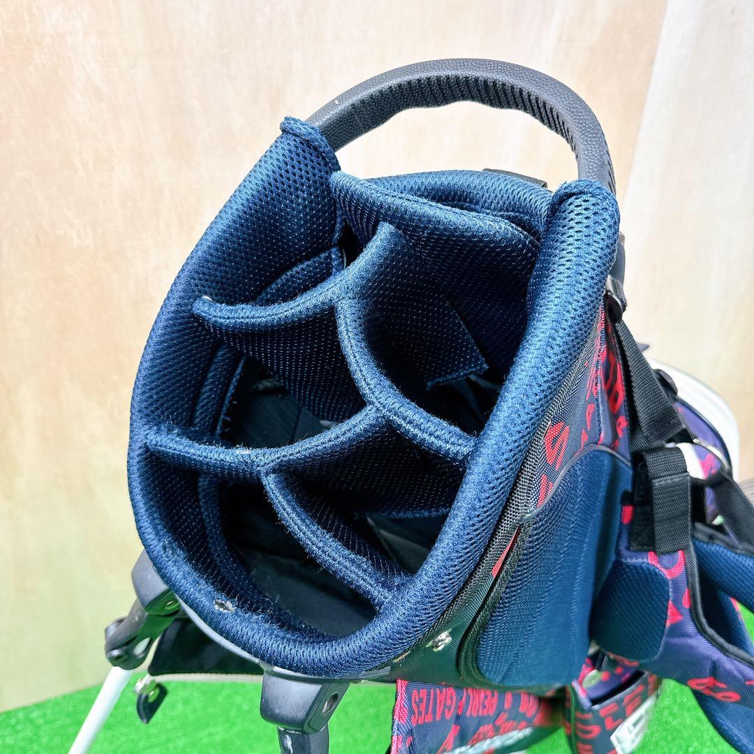 PEARLYGATES キャディバッグ スタンド式 ヘッドカバー付き 6分割