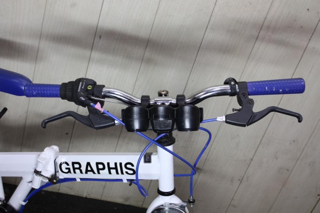 GRAPHIS CR-700 22型 シマノ6速 LED 子供用折り畳みMTB