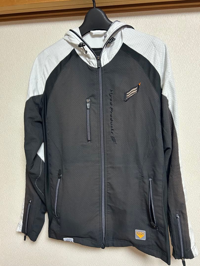 HYOD ウチミズ。メッシュジャケット Lサイズ ブラック/ホワイト