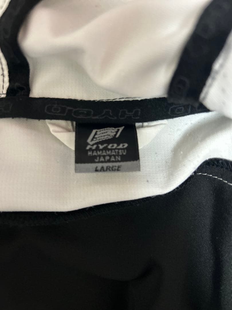 HYOD ウチミズ。メッシュジャケット Lサイズ ブラック/ホワイト