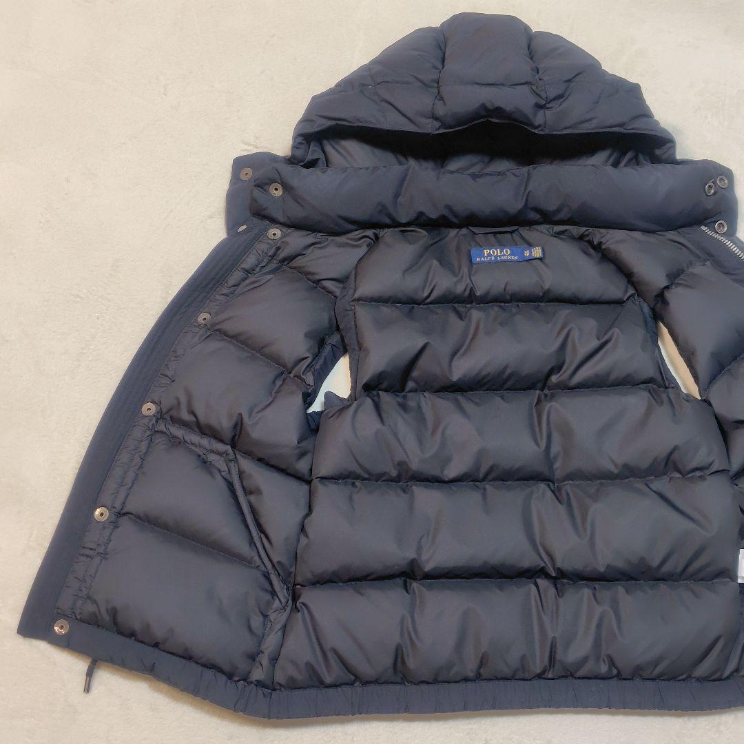 【美品】ポロラルフローレン ダウンベスト 黒 2way ポニー刺繍 人気モデル