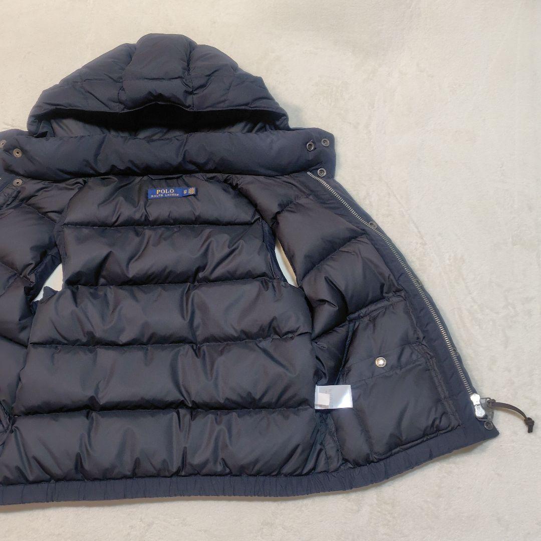 【美品】ポロラルフローレン ダウンベスト 黒 2way ポニー刺繍 人気モデル