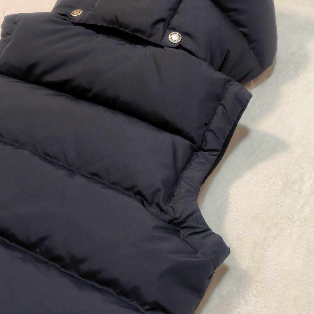 【美品】ポロラルフローレン ダウンベスト 黒 2way ポニー刺繍 人気モデル