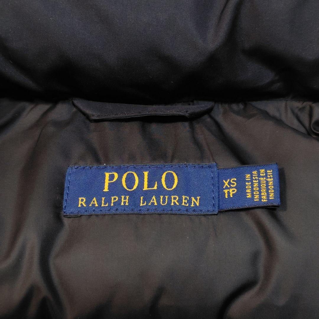 【美品】ポロラルフローレン ダウンベスト 黒 2way ポニー刺繍 人気モデル