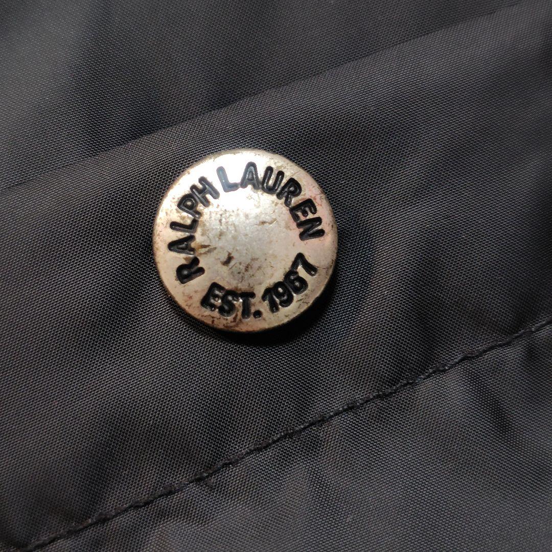 【美品】ポロラルフローレン ダウンベスト 黒 2way ポニー刺繍 人気モデル