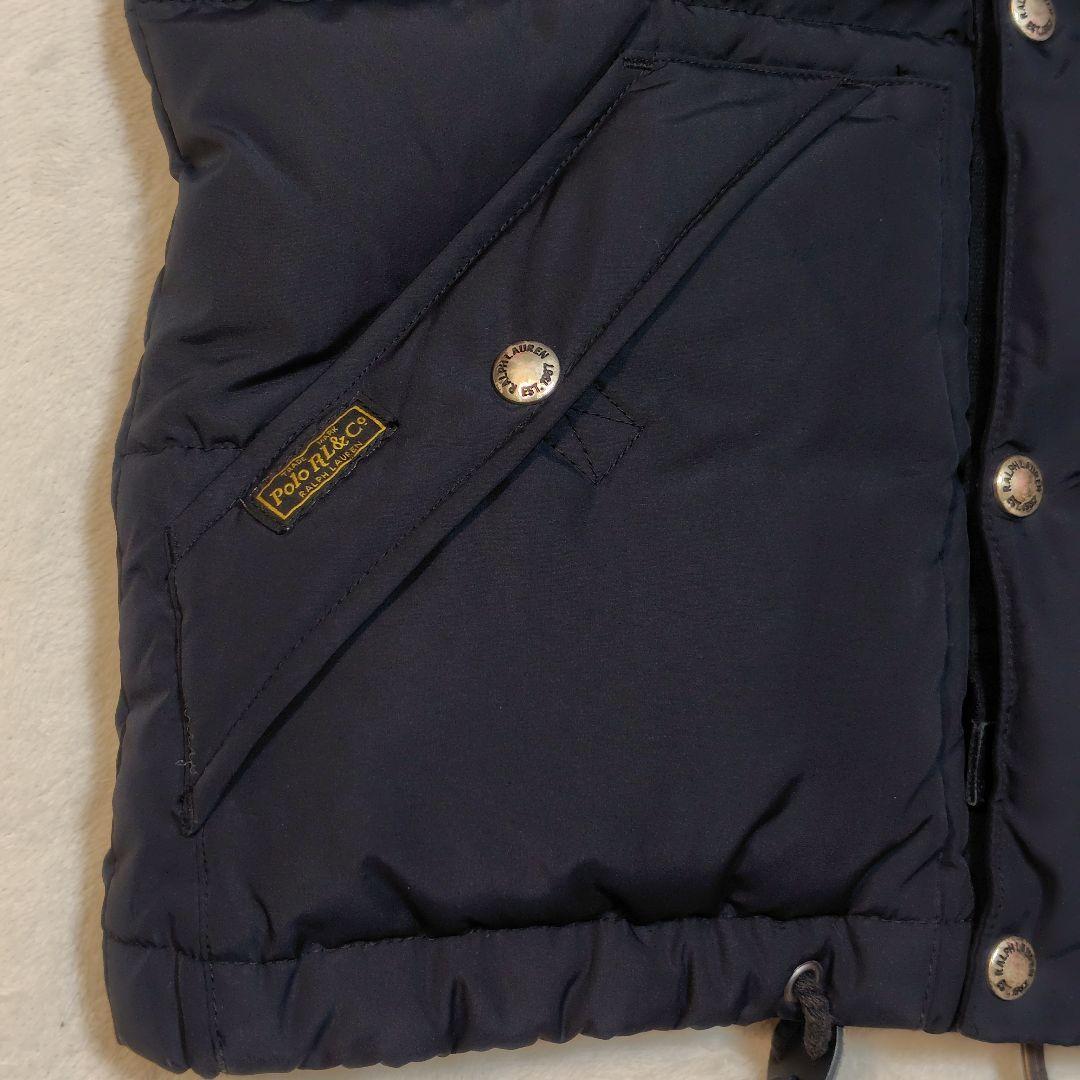 【美品】ポロラルフローレン ダウンベスト 黒 2way ポニー刺繍 人気モデル
