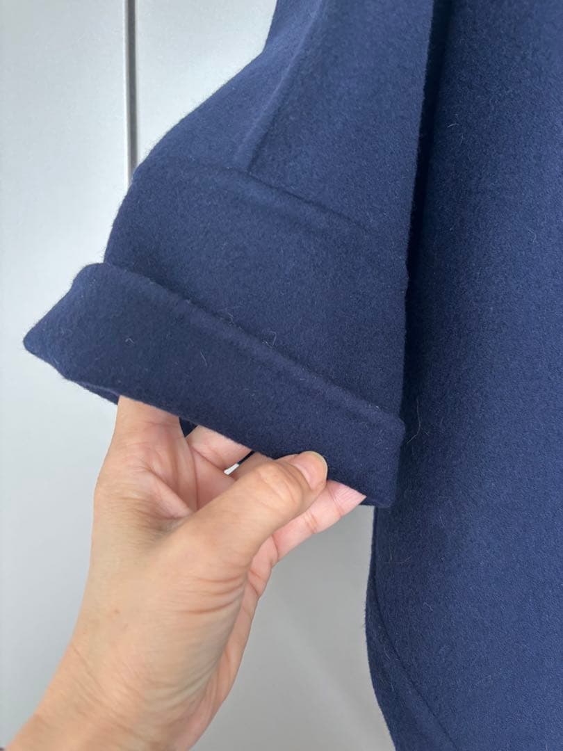 【美品】LE PHIL コート　サイズ0 紺