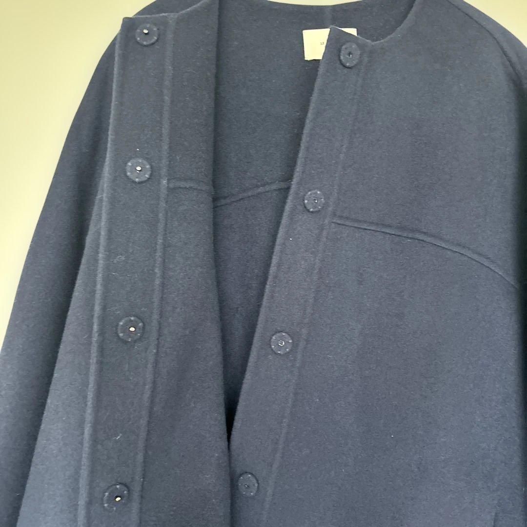【美品】LE PHIL コート　サイズ0 紺