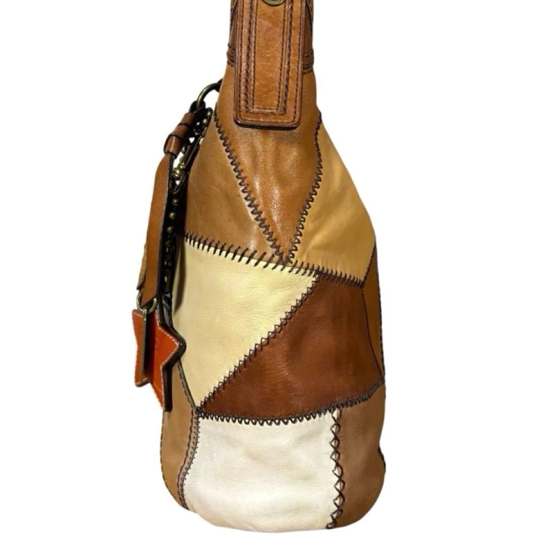 美品　COACH パッチワーク　リミテッドエディション　スターレザータグ付
