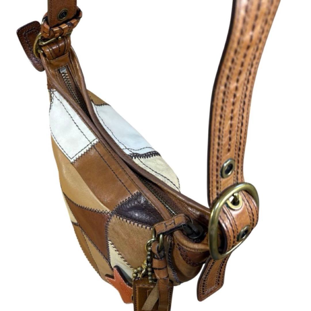 美品　COACH パッチワーク　リミテッドエディション　スターレザータグ付