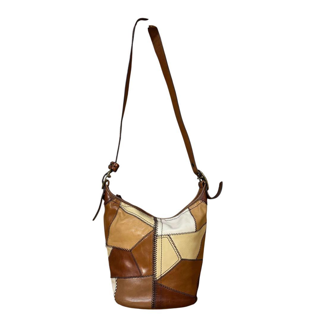 美品　COACH パッチワーク　リミテッドエディション　スターレザータグ付