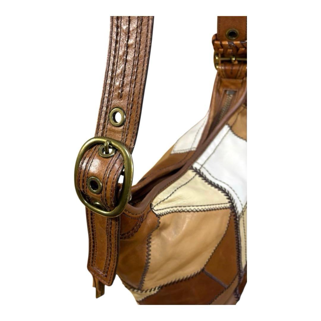 美品　COACH パッチワーク　リミテッドエディション　スターレザータグ付