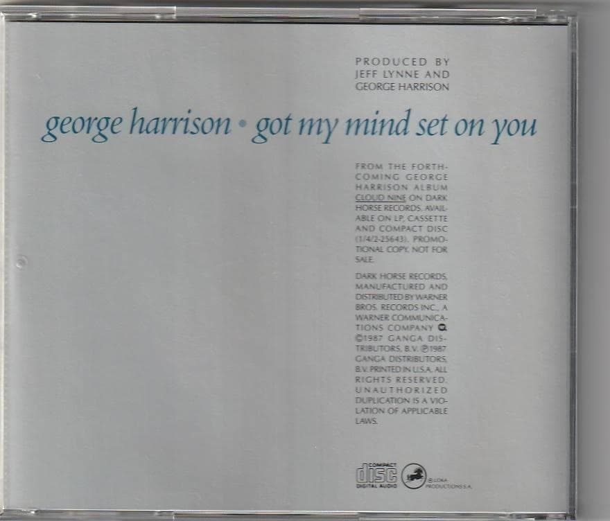 e Harrison　Got My Mind Set On You