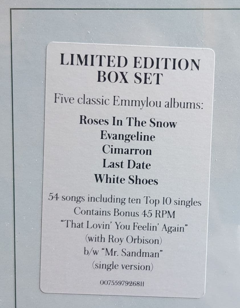 未開封 エミルー・ハリス ザ·スタジオ アルバム 1980-83