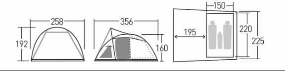 OGAWA オガワテントヴィガスⅡ　VigasⅡ オガワキャンパル2ルームテント