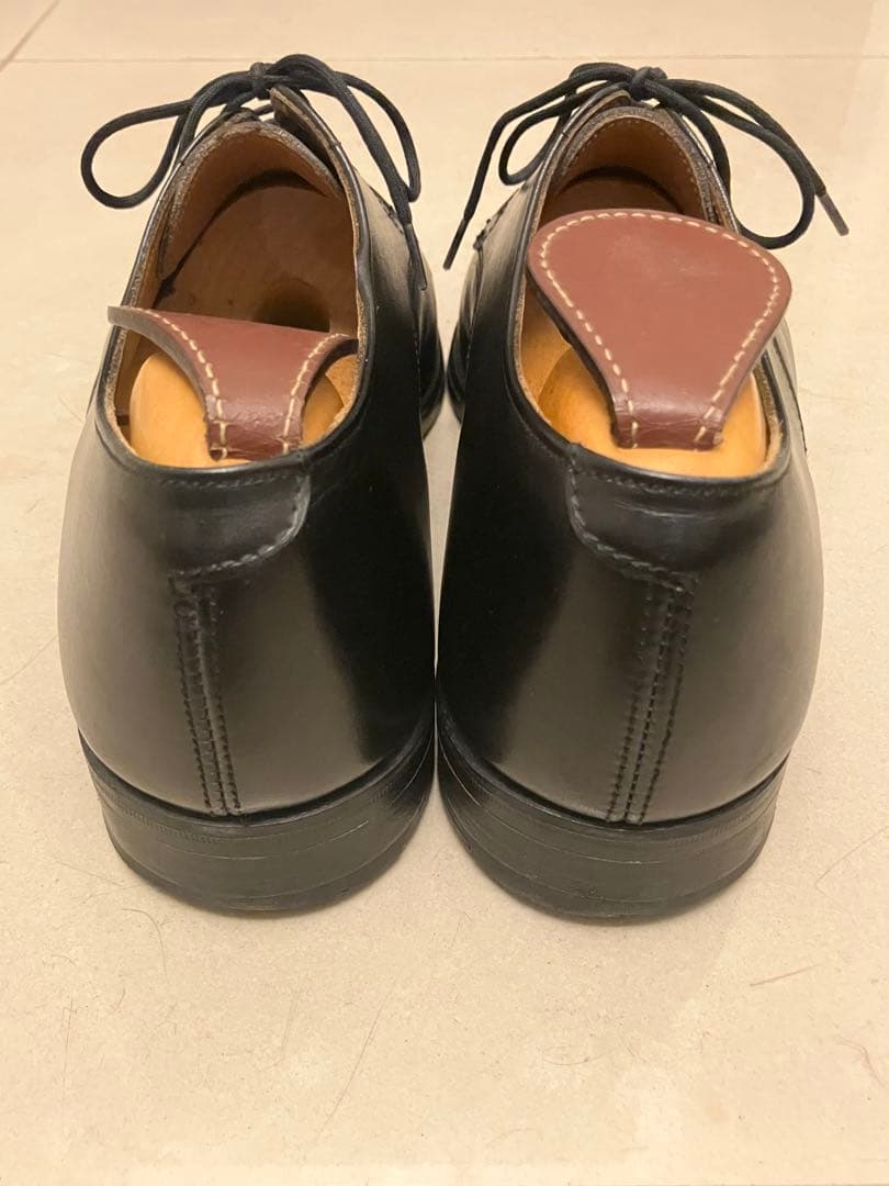 【一生モノ！トリッカーズ】プレーントゥ・8h・黒表革