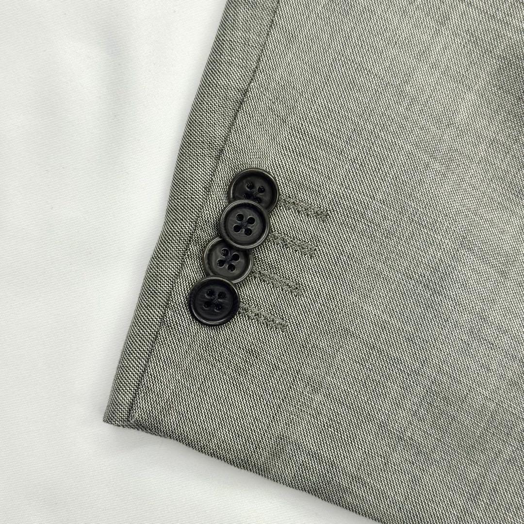 【クリーニング済】Belvest／ベルベスト シングル スーツ L～XL