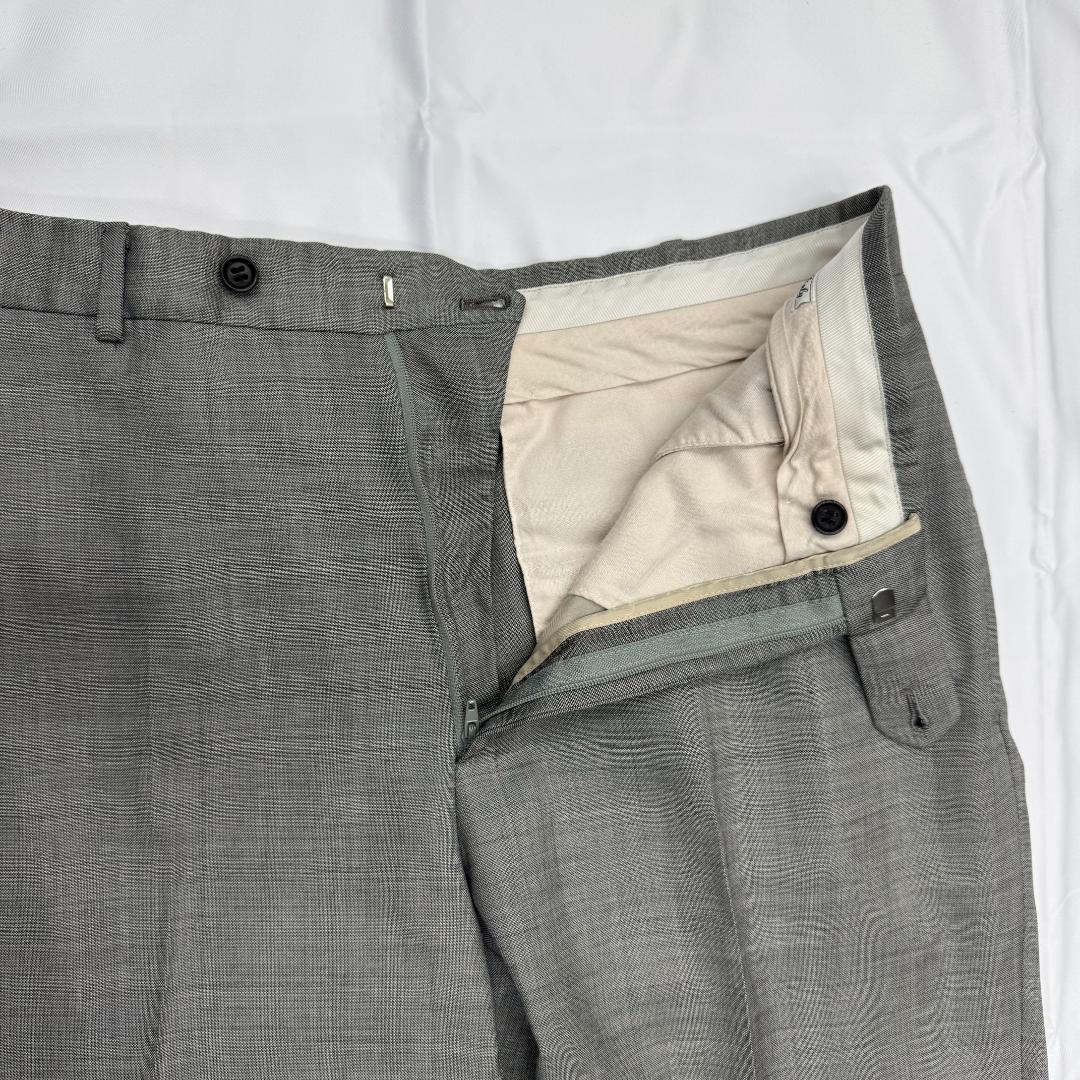 【クリーニング済】Belvest／ベルベスト シングル スーツ L～XL