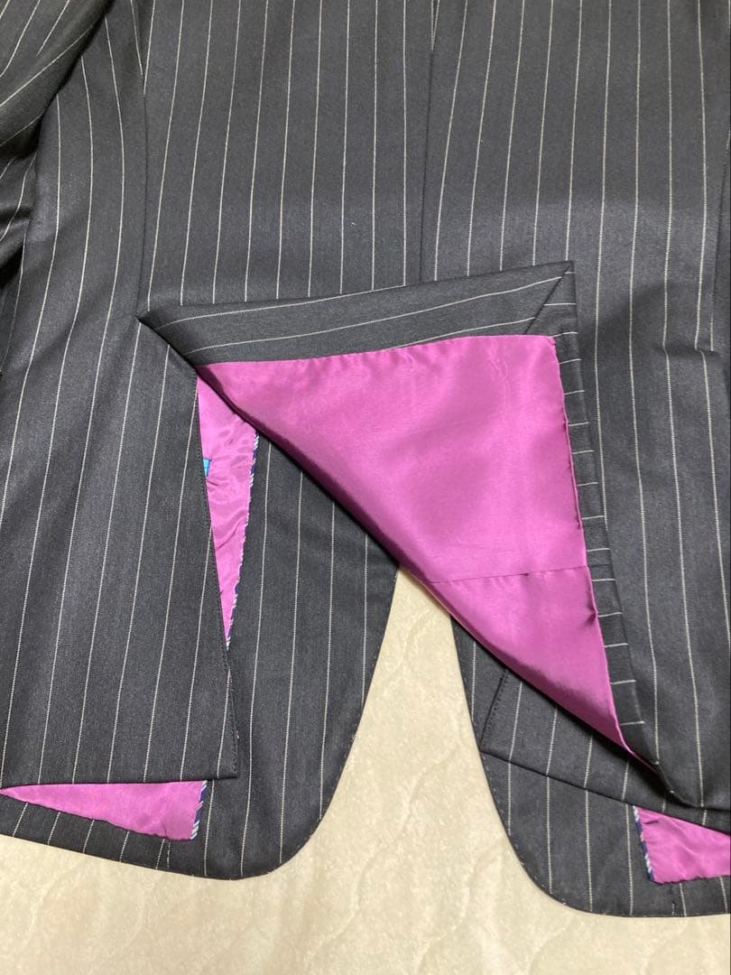 美品　paul smith スーツ　Lサイズ　2B ブラックストラップ