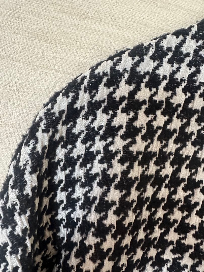 フェラガモ　ジャケットコート　千鳥格子　44