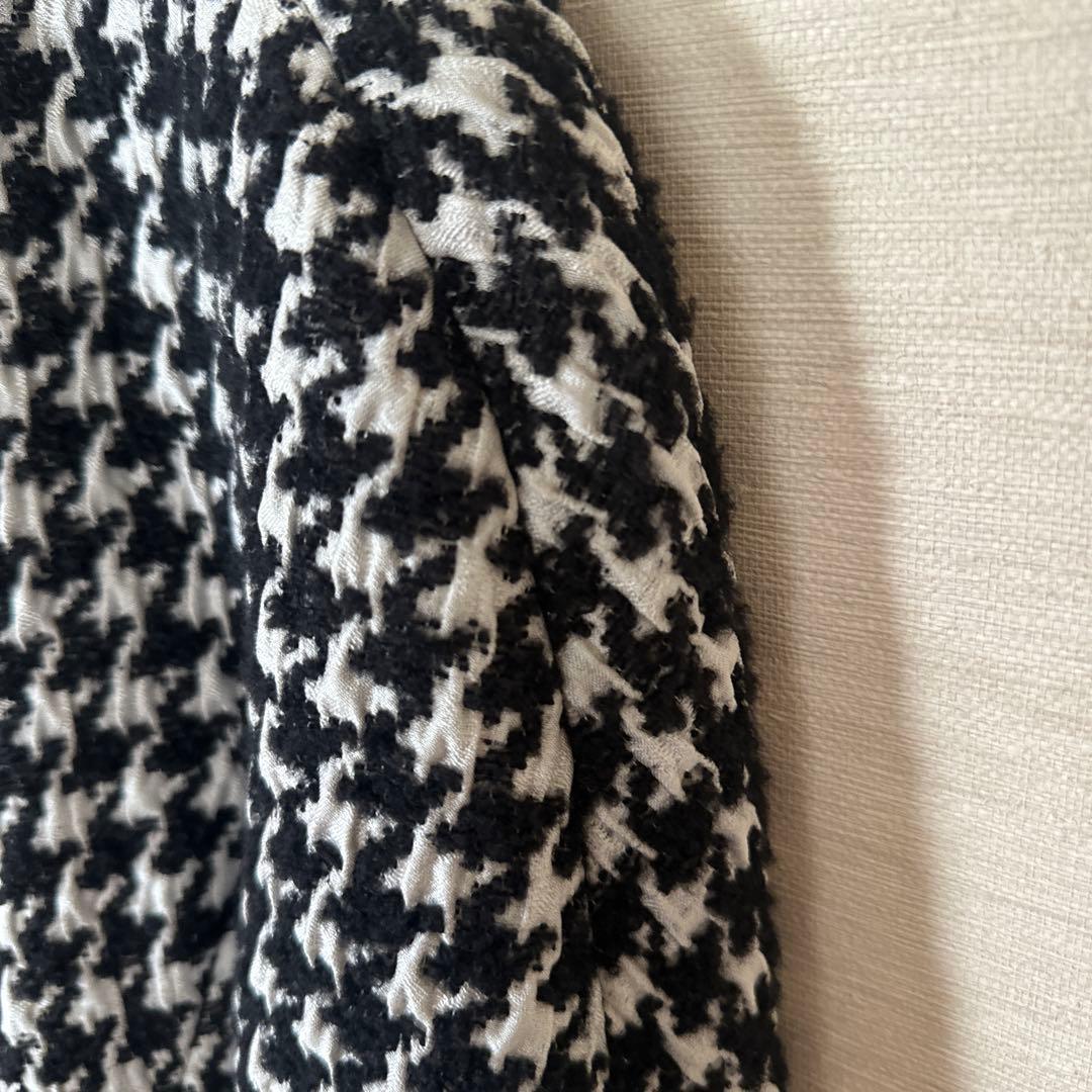 フェラガモ　ジャケットコート　千鳥格子　44