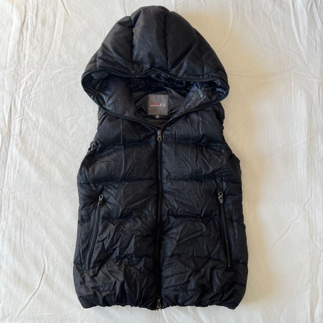 【高級】DUVETICA デュベティカ ダウンジャケット ダウンベスト ブラック