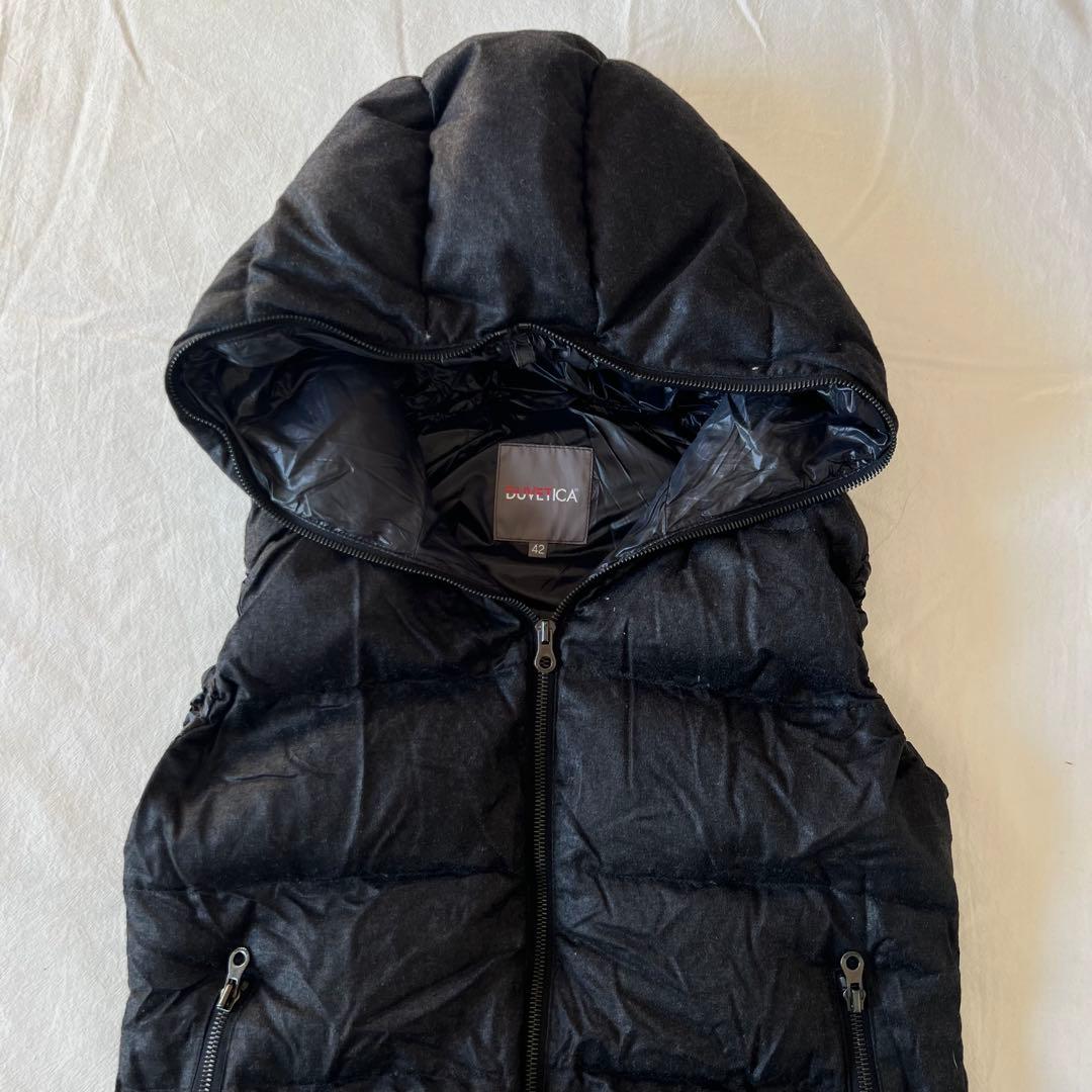 【高級】DUVETICA デュベティカ ダウンジャケット ダウンベスト ブラック