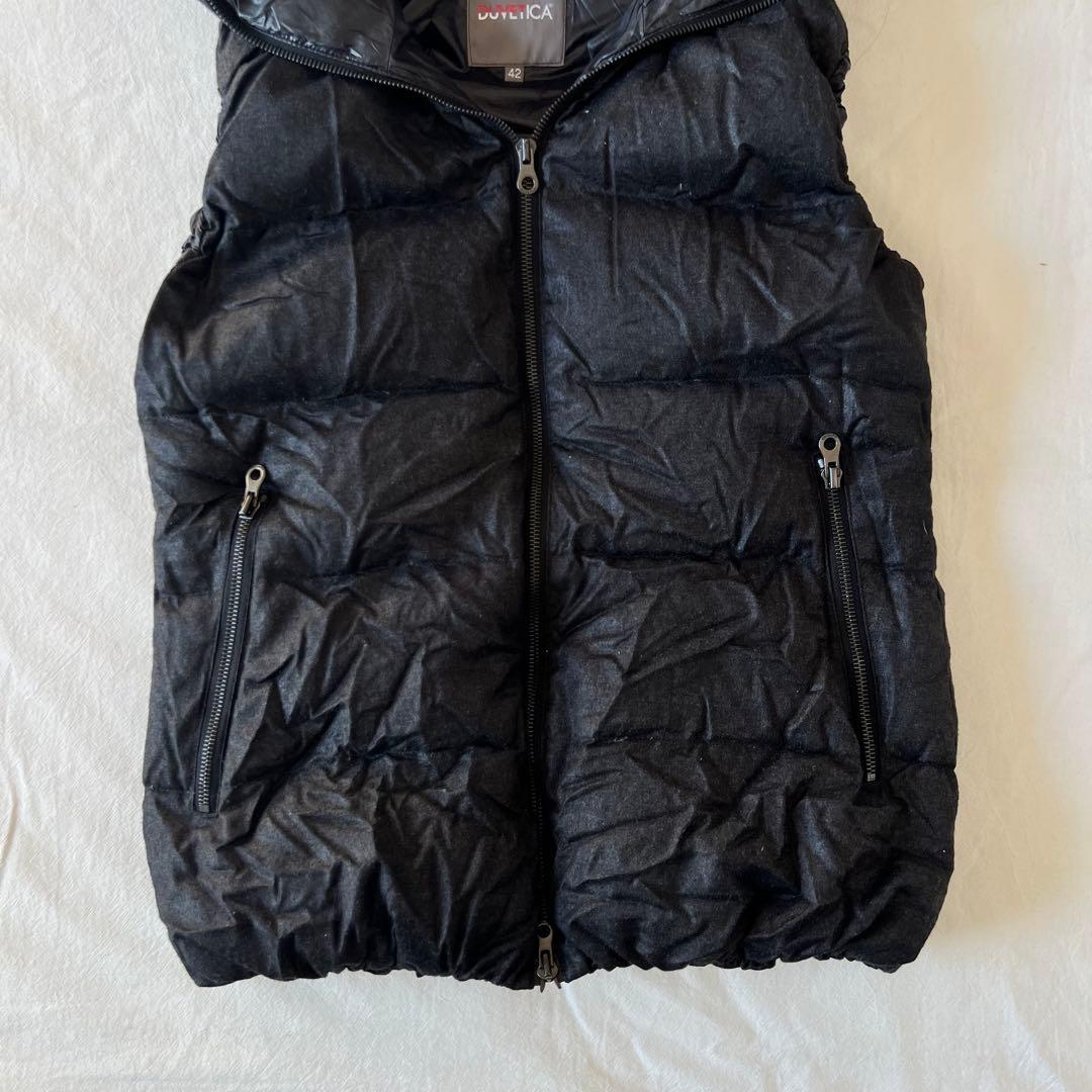【高級】DUVETICA デュベティカ ダウンジャケット ダウンベスト ブラック