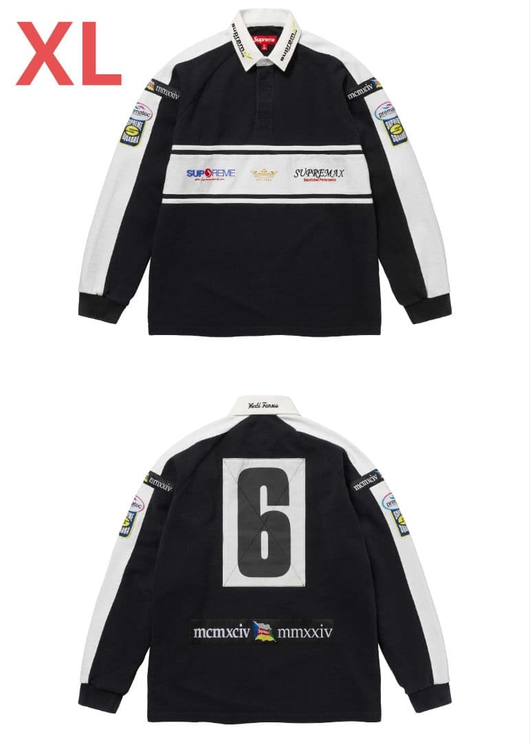 ウェア Supreme Chest Stripe Rugby XL