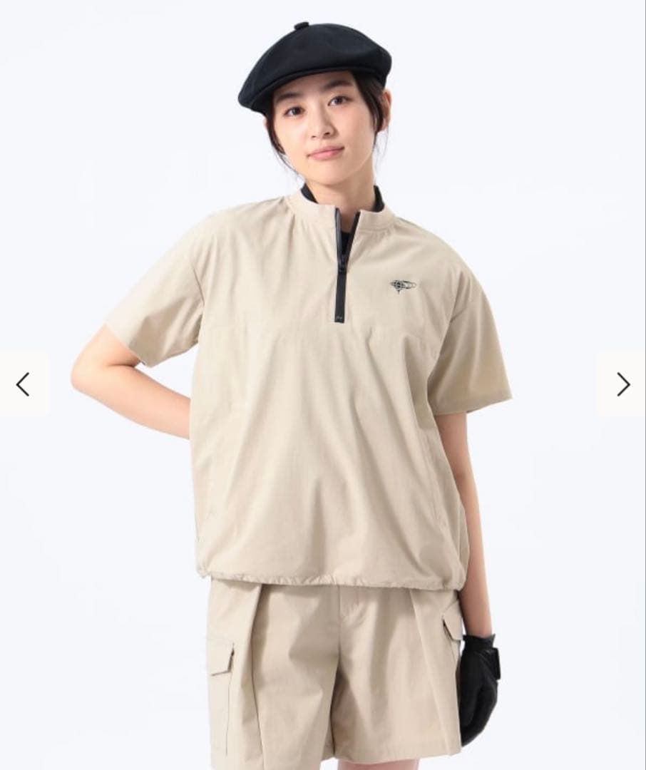 最終値下げ【BEAMS GOLF】トップス 撥水ハーフジップ