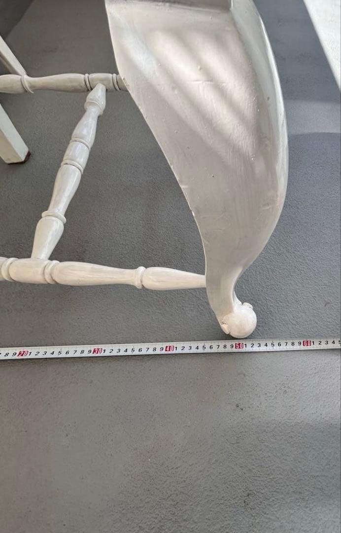 ロココ調　猫脚　ホワイト　チェア