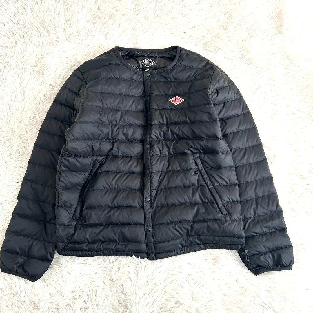 美 DANTON　キルティングダウン　XL　 黒　大きいサイズ　長袖