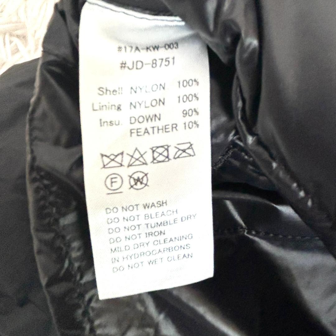 美 DANTON　キルティングダウン　XL　 黒　大きいサイズ　長袖