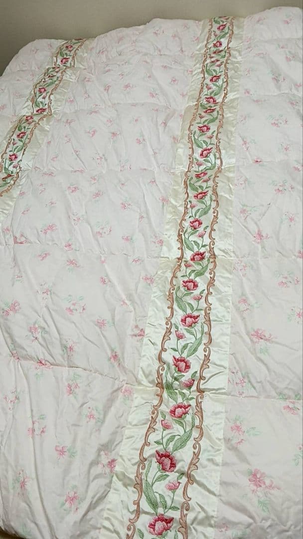 未使用　丸八真綿　肌掛けふとん　羽毛　ダウン90％ 　0.5キロ　 シングル