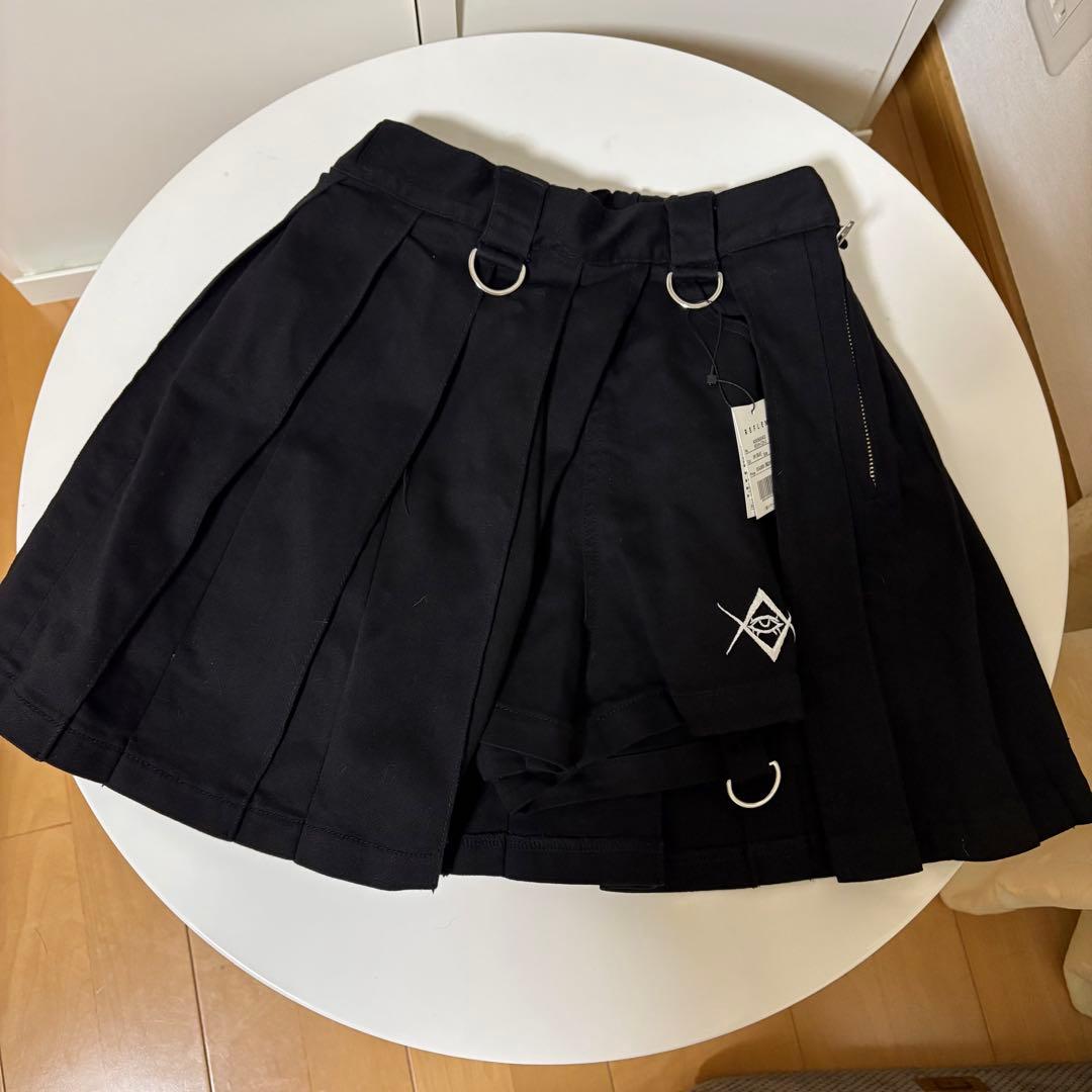 『REFLEM/レフレム』レッグカバー付きレイヤードデニムショーパン