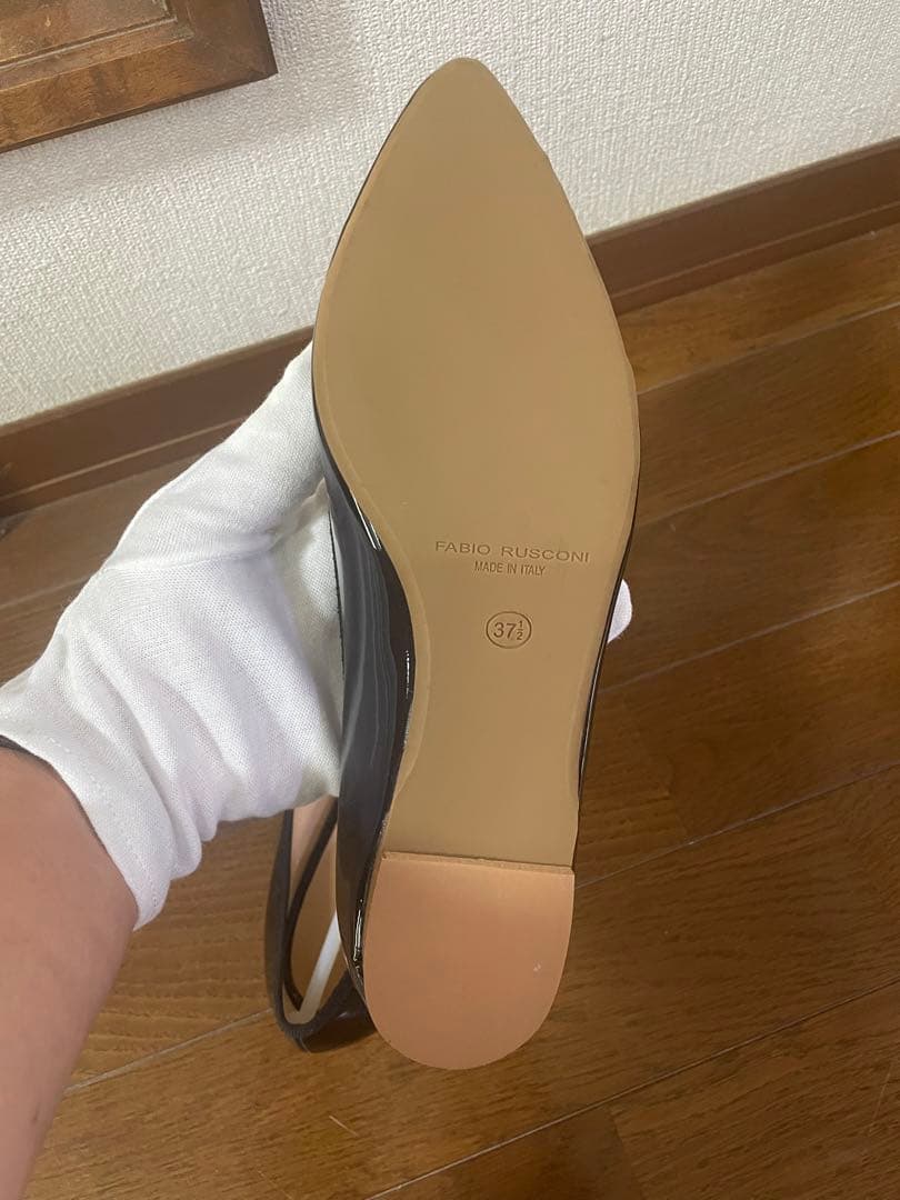 ファビオルスコーニ　 新品⭐︎ フラット　エナメル素材バレエシューズ　即日発送