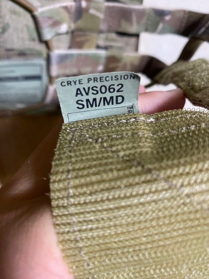 【実物】Crye precision AVS MBAVカット S/Mハーネスなし