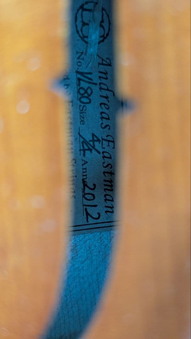 Andreas Eastman Standard VL80 セットバイオリン